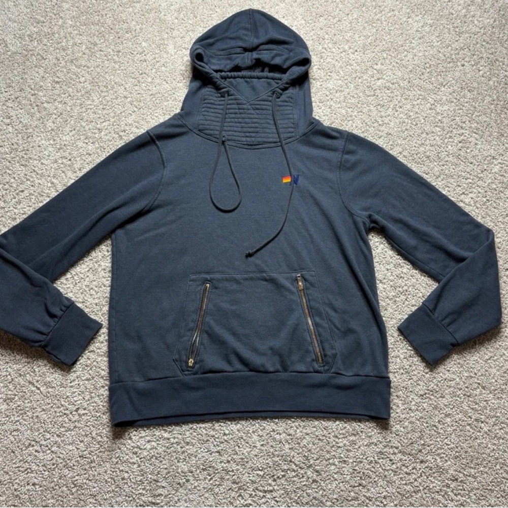 Aviator Nation Dark Gray Hoodie Sweater